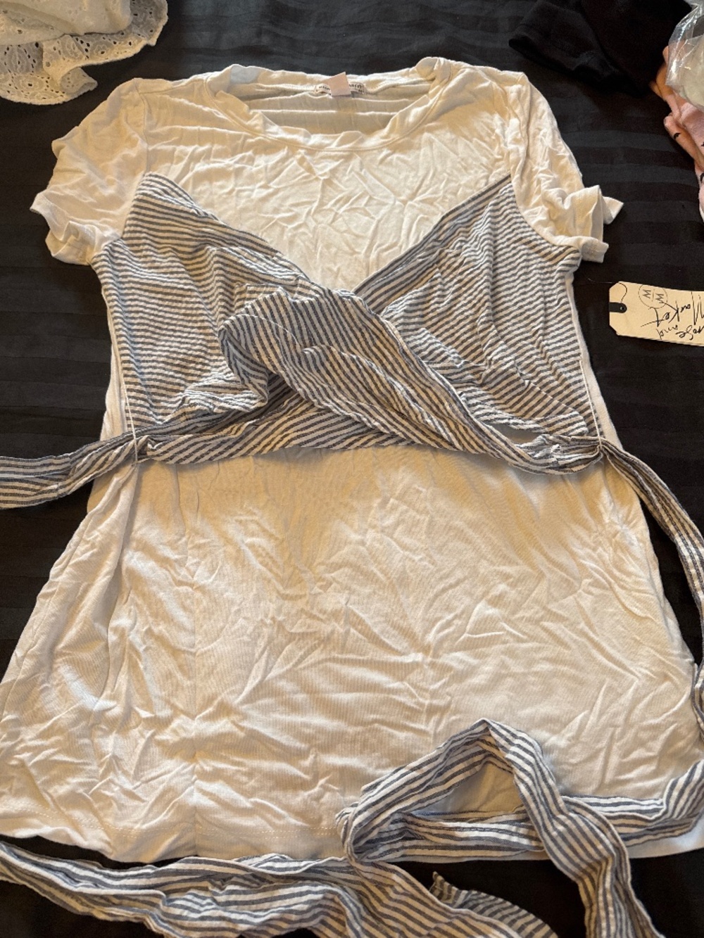 Melrose And Market Wrap Around Top Size Xsmall